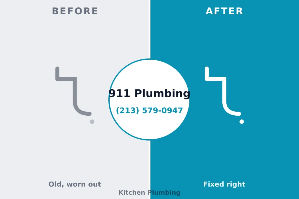 Before and after: plumbing repair Kotzebue, AK